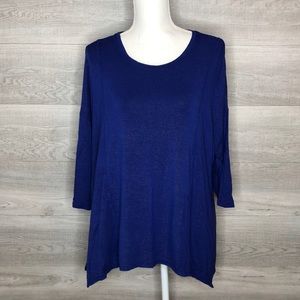 Royal Blue With Shimmer by IMAN Size Large